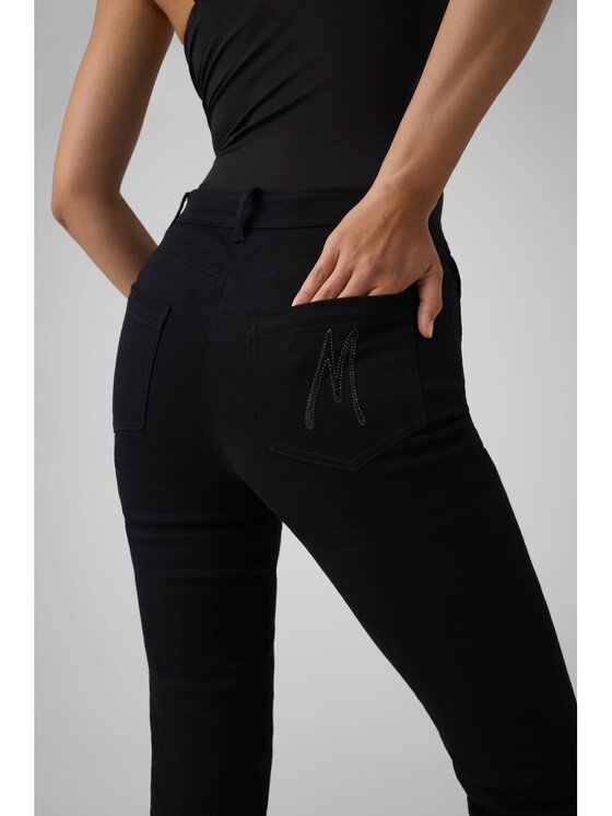 Guess Guess Spodnie materiałowe 184531 Czarny Classic Fit