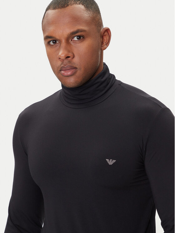 Emporio Armani Underwear Emporio Armani Underwear Rollkragenpullover EM000388 AF14988 UC001 Schwarz Slim Fit