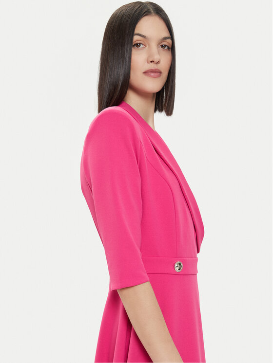 Rinascimento Rinascimento Koktel haljina CFC0118280003 Ružičasta Regular Fit