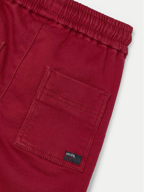 Mayoral Mayoral Pantaloni di tessuto 4533 Bordeaux Regular Fit