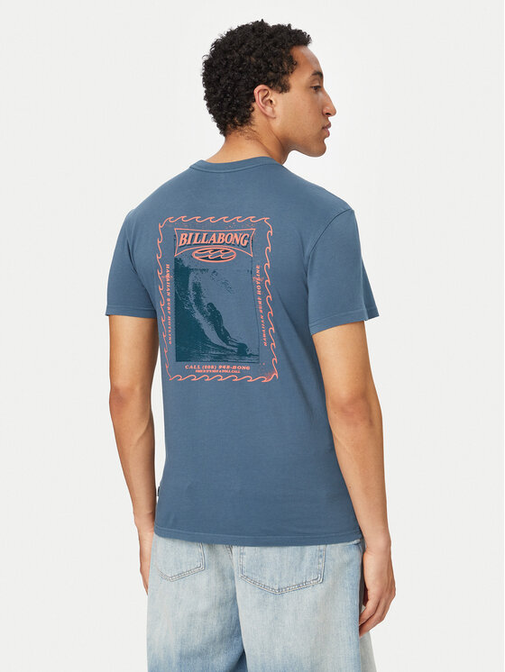 Billabong Tricou Since 73 Poster EBYZT00504 Verde închis Regular Fit