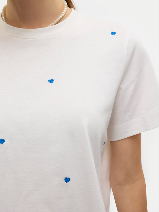 Vero Moda Vero Moda Tričko Solvei 10325318 Biela Regular Fit