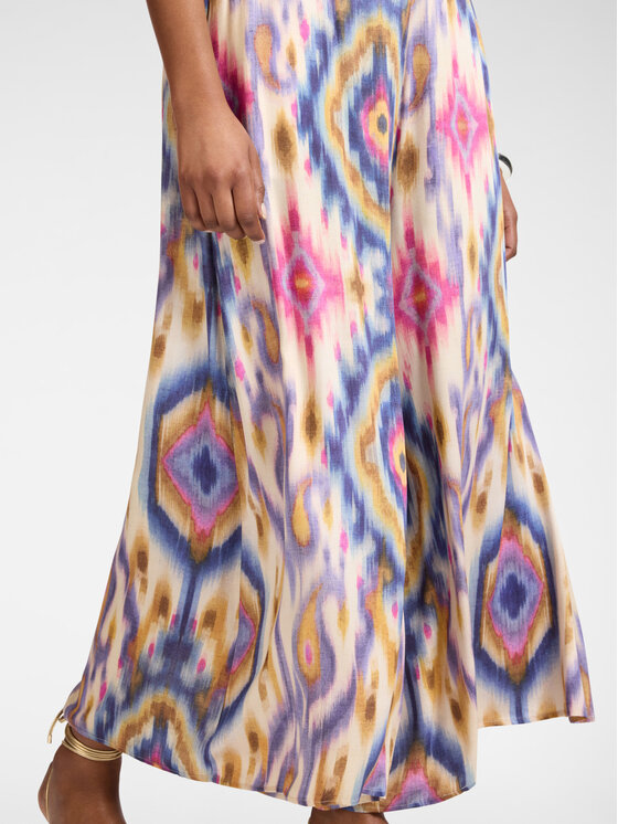 Elena Mirò Elena Mirò Pantaloni di tessuto P017Z100231N001 Viola Cropp Fit