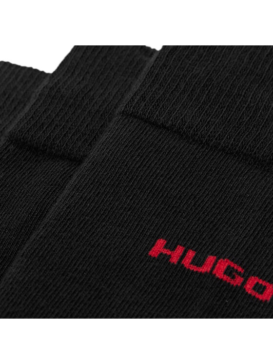 HUGO Hugo Skarpety Wysokie Męskie 50493253 Czarny