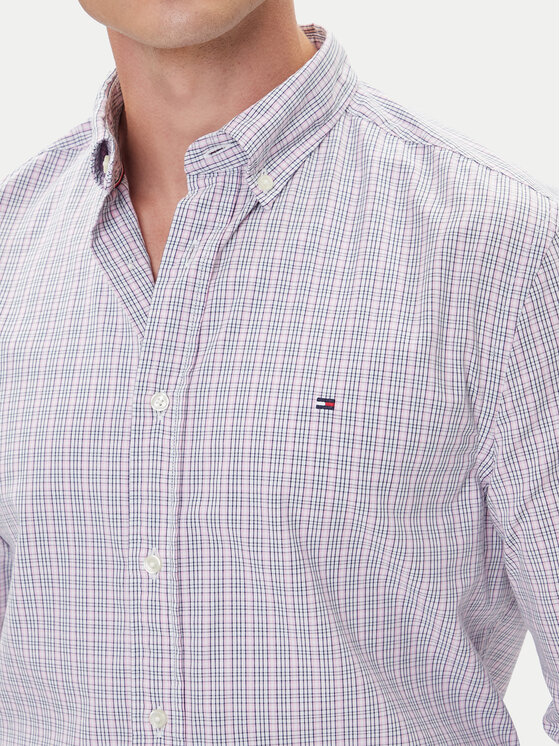 Tommy Hilfiger Tommy Hilfiger Πουκάμισο MW0MW39459 Ροζ Regular Fit