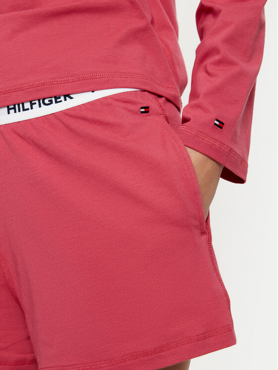 Tommy Hilfiger Tommy Hilfiger Pizsama UW0UW05630 Rózsaszín Regular Fit