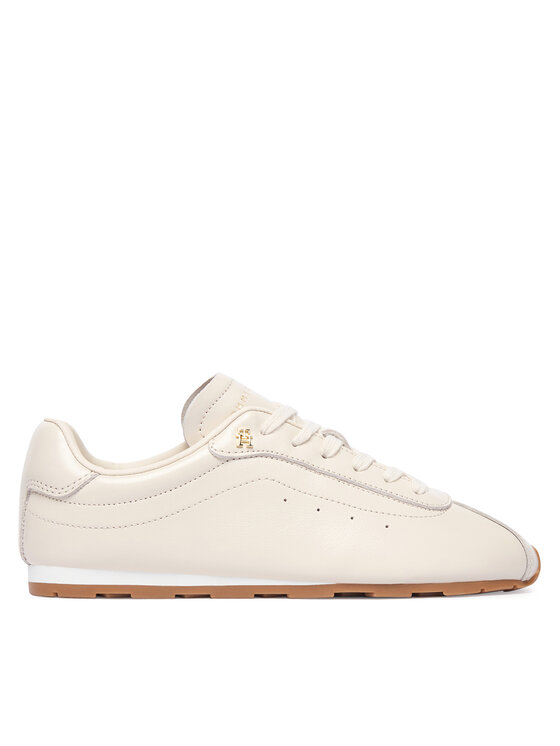 Tommy Hilfiger Sneakers Bella Sneaker Leather FW0FW09495 Crem