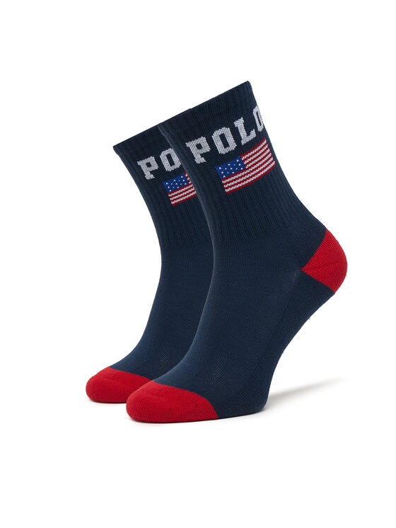 Polo Ralph Lauren Polo Ralph Lauren Dolge nogavice 444P03163001 Mornarsko modra