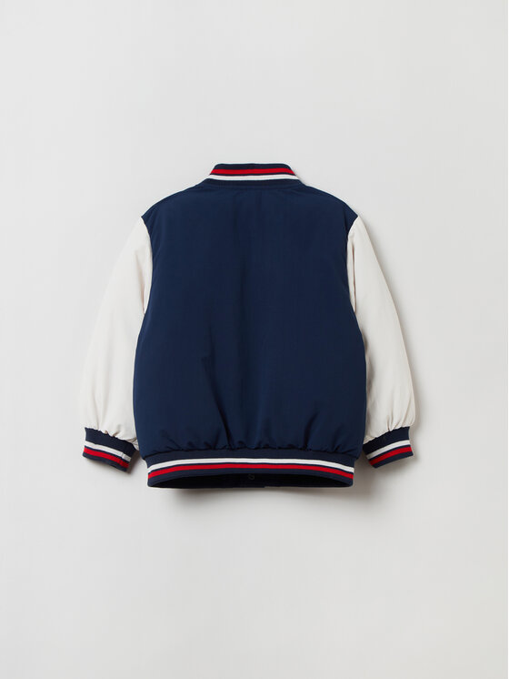 OVS OVS Μπόμπερ μπουφάν 1817841 Σκούρο μπλε Regular Fit