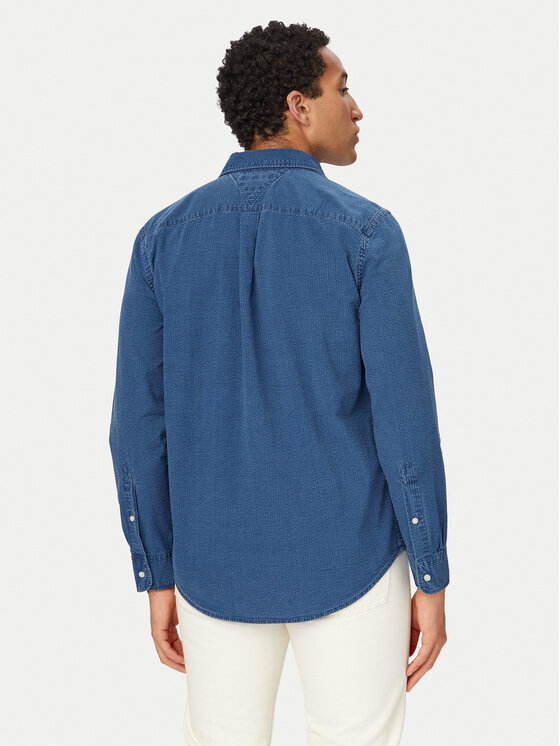 Tommy Hilfiger Tommy Hilfiger Πουκάμισο MW0MW42417 Μπλε Regular Fit