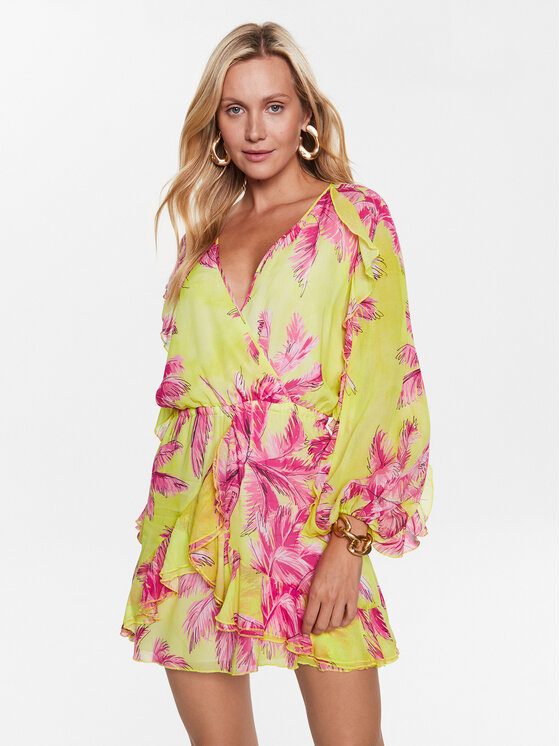Ermanno Firenze Rochie de zi D42EQ034EB4 Colorat Regular Fit Colorat imagine noua