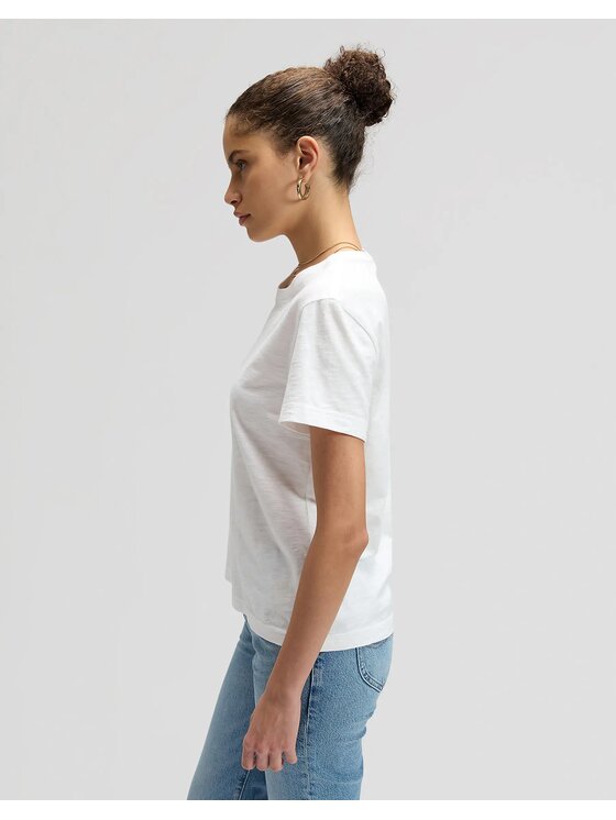 Lee Lee Koszula Perfect Tee Biały Regular Fit