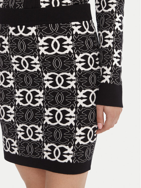 PINKO PINKO Mini sukňa Bang Bang 106040 A2YD Čierna Slim Fit