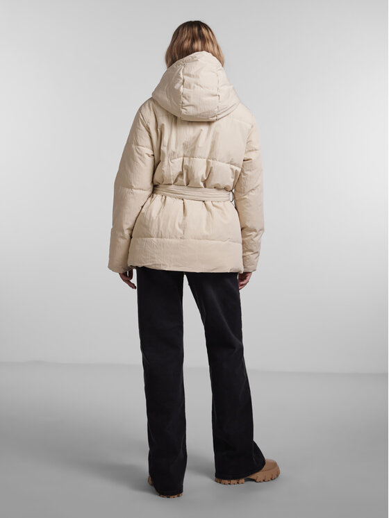 Pieces Pieces Зимно яке Nidone 17128174 Бежов Regular Fit