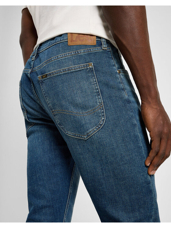 Lee Lee Jeansy LUKE Niebieski Slim Fit