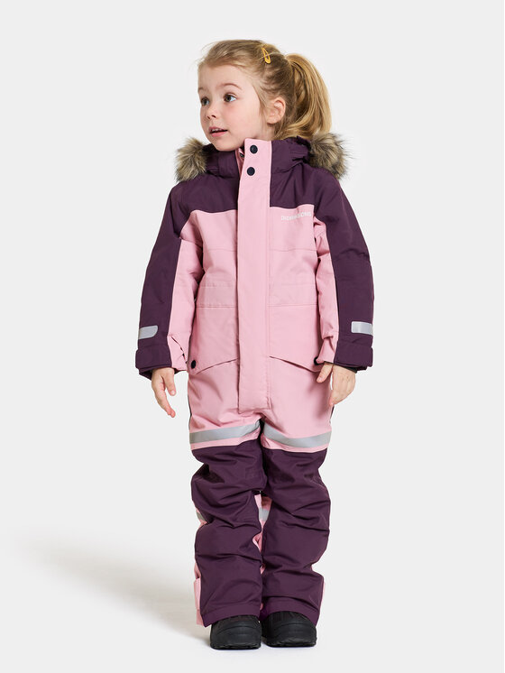 Didriksons Tuta da neve Bjärven Kds Cover 2 504966 Rosa Regular Fit, taglia : 90