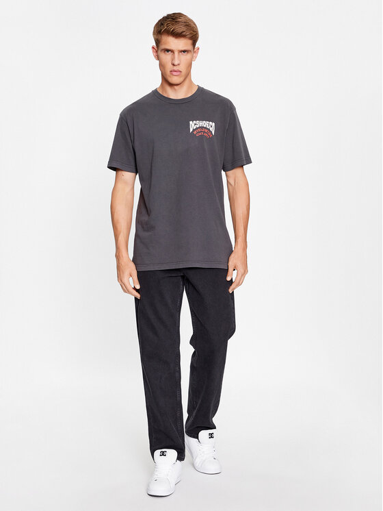 DC Shoes DC Shoes T-Shirt Defiant Tees ADYZT05309 Czarny Regular Fit