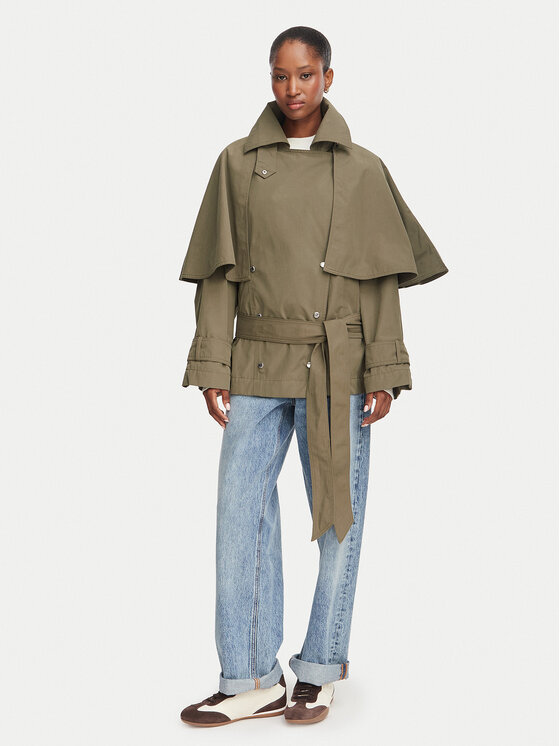BOSS BOSS Trench C_Calisetta 50563248 Verde scuro Regular Fit