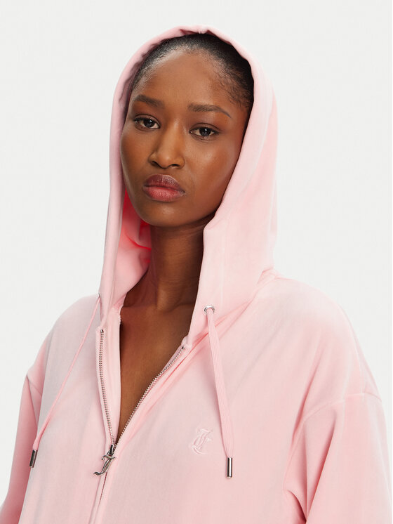 Juicy Couture Juicy Couture Mikina Halan JCWAS24342 Ružová Oversize