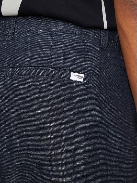Selected Homme Selected Homme Šortky z materiálu Owen 16092730 Modrá Regular Fit