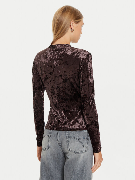 Marella Marella Bluza Balera 2423946035 Rjava Regular Fit