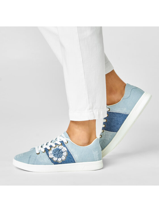 Desigual Desigual Sneakers Cosmic Exotic Flower 20SSKD06 Blau