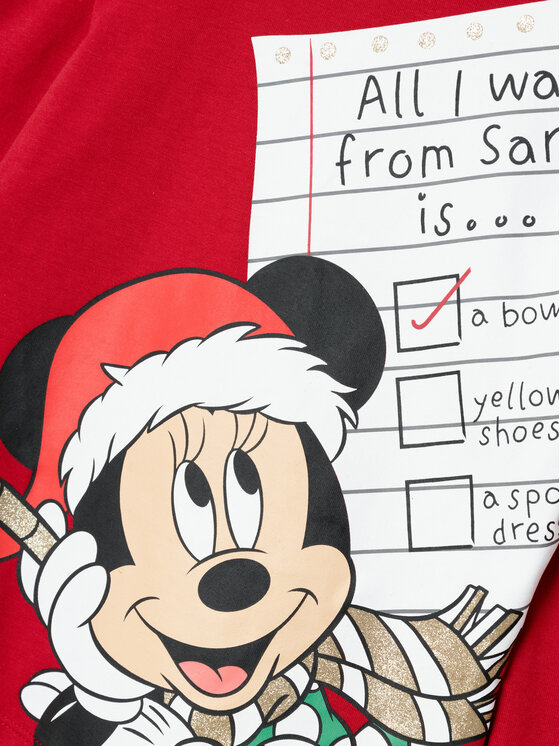 NAME IT NAME IT Särkpluus Minnie 13234183 Punane Regular Fit