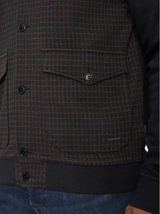 Bugatti Bugatti Pulóver 8750 65063B Sötétkék Regular Fit
