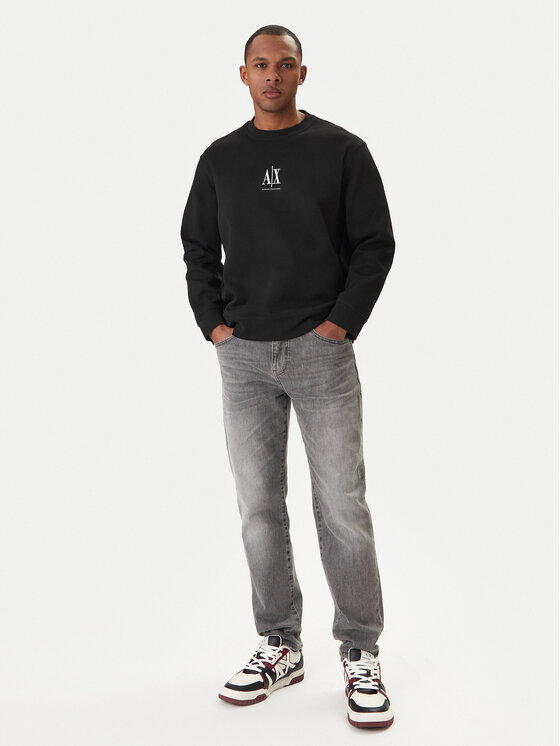 Armani Exchange Armani Exchange Sweter 28476 Czarny Casual Fit