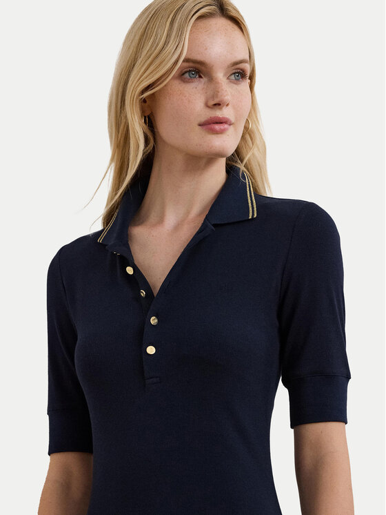 LAUREN RALPH LAUREN LAUREN RALPH LAUREN Vsakodnevna obleka 200957638001 Mornarsko modra Slim Fit