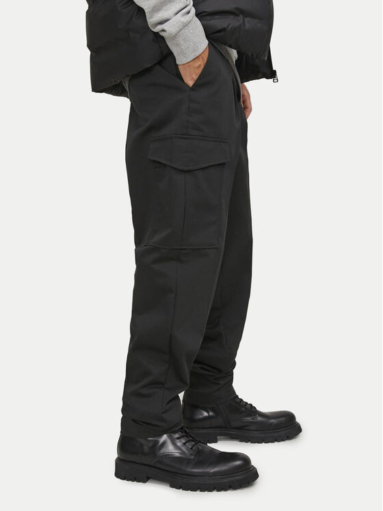 Jack&Jones Jack&Jones Stoffhose Bill 12247358 Schwarz Tapered Fit