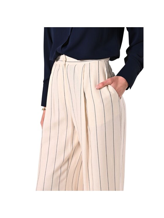 Rinascimento Rinascimento Pantalone da abito Pantalone lino Beige Regular Fit