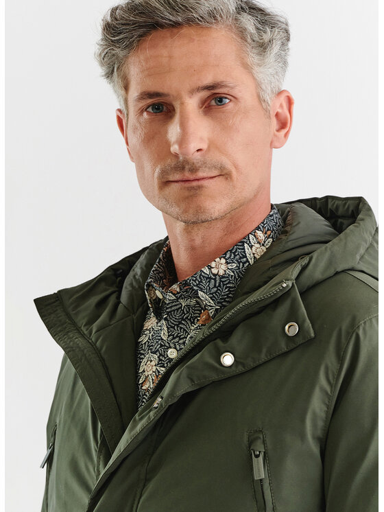Pako Lorente Pako Lorente Kurtka puchowa P23WF-5X-007 Zielony Classic Fit