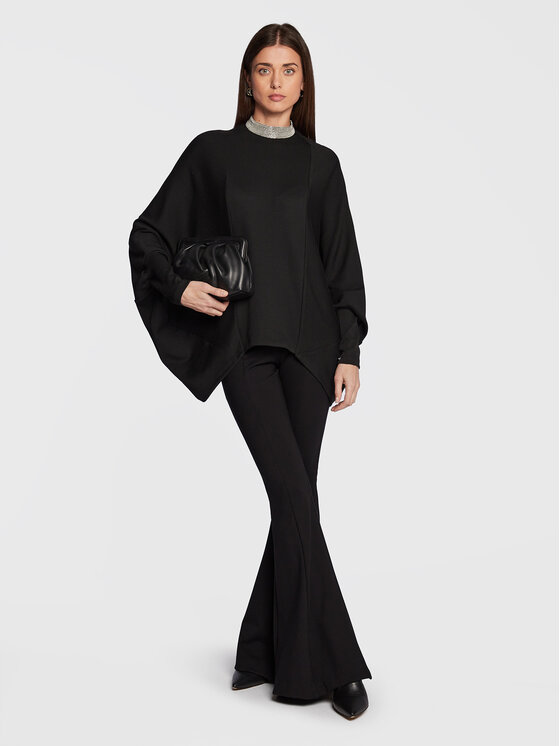 Nissa Nissa Bluse TOP13600 Schwarz Oversize