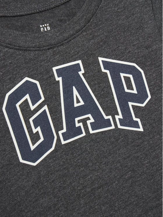 Gap Gap T-shirt 609749-01 Siva Regular Fit
