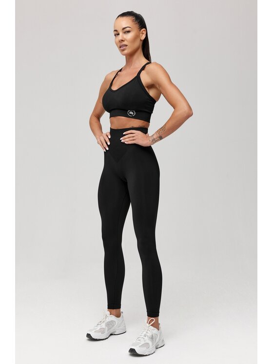 ROUGH RADICAL ROUGH RADICAL Biustonosz sportowy SEAMLESS CLASSIC SPORTS BRA Czarny