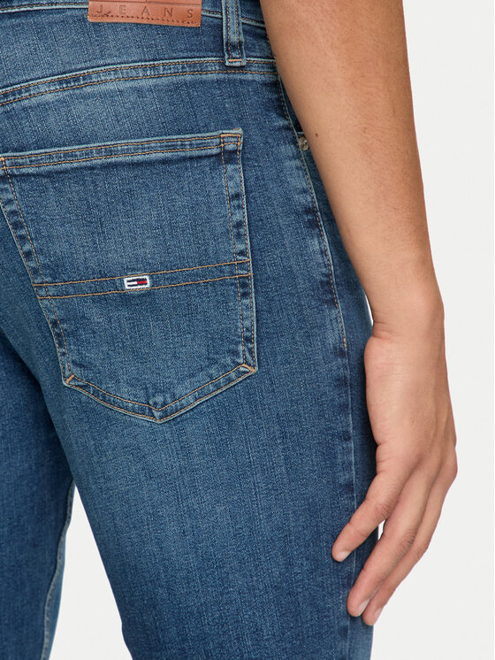 Tommy Jeans Tommy Jeans Traperice Austin DM0DM20173 Plava Slim Fit