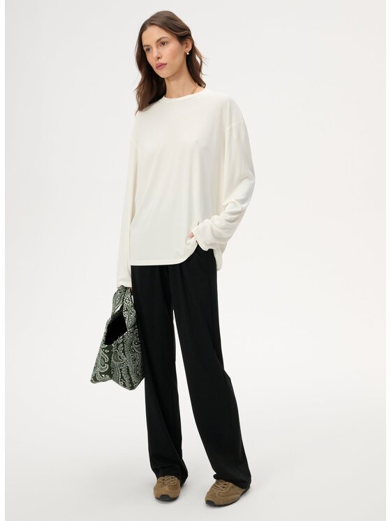 LEBRAND LEBRAND Longsleeve Anthony Biały