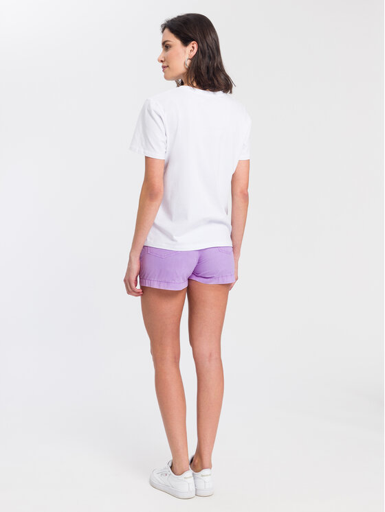 Cross Jeans Cross Jeans T-Shirt 55938-008 Biały Regular Fit