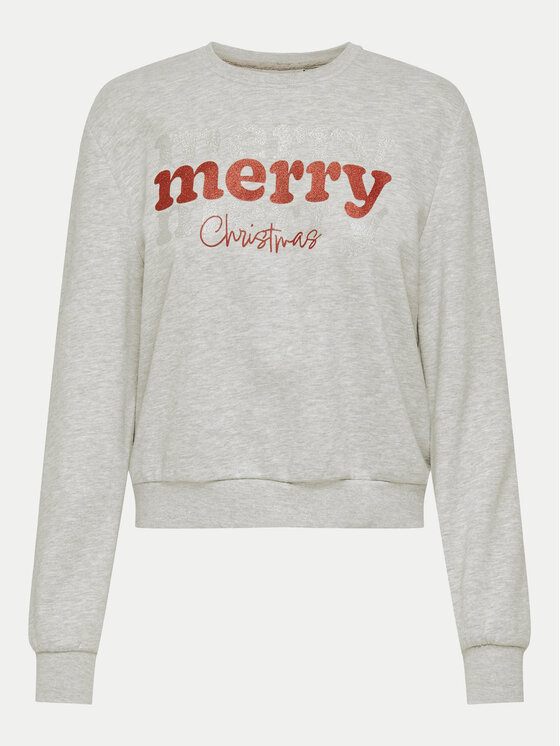 ONLY ONLY Суитшърт Nora 15331079 Сив Regular Fit