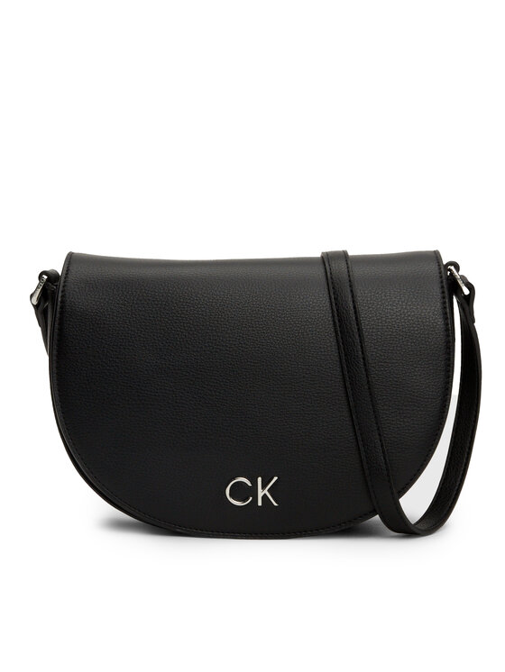 Geantă Calvin Klein Ck Daily Saddle Bag Pebble K60K611679 Negru