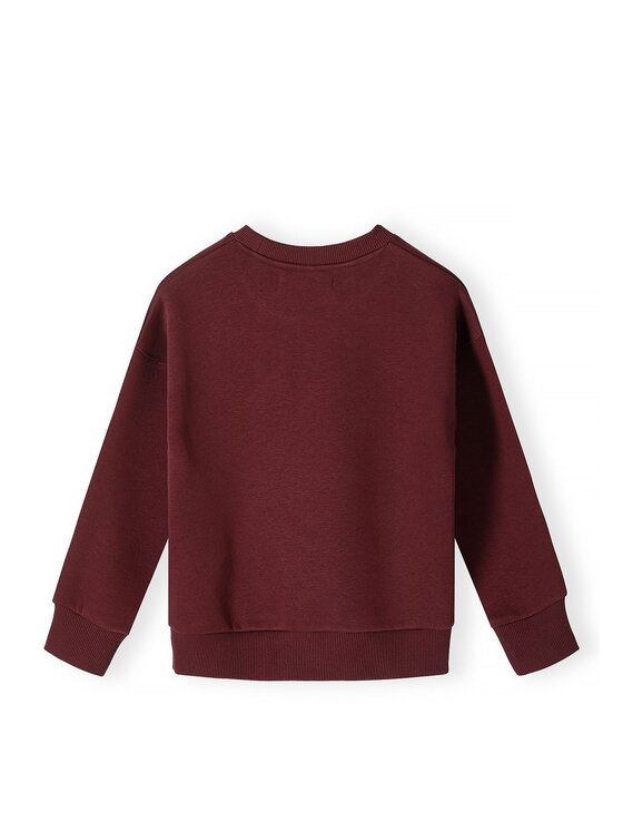 minoti minoti Komplet dresowy 32FLEECE163 Bordowy Baggy Fit