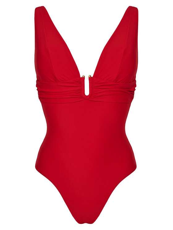 Hunkemöller Hunkemöller Kupaći kostim Shaping Luna 301359 Crvena