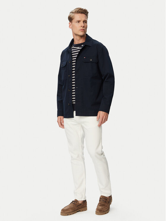 Tommy Jeans Tommy Jeans Džinsai Austin DM0DM23353 Balta Slim Fit