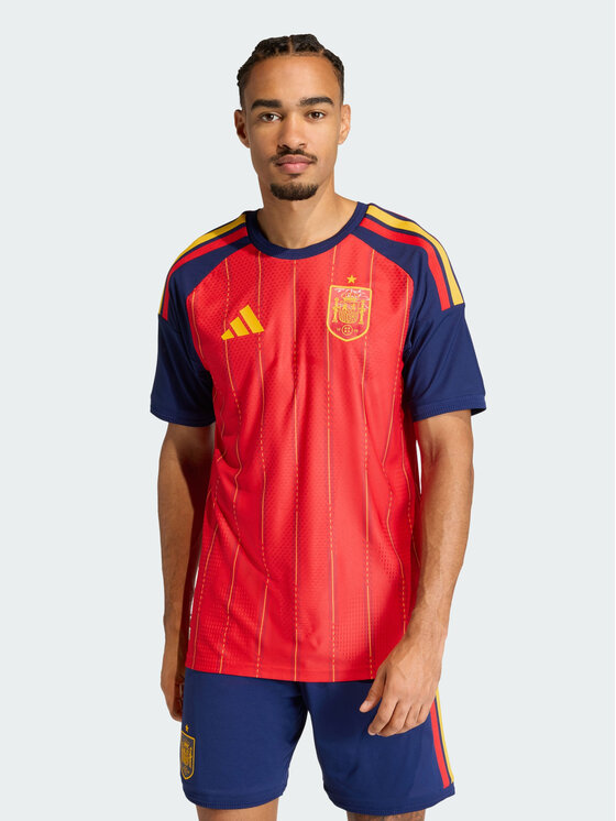 adidas adidas Koszulka techniczna Spain 26 Home Authentic Jersey Czerwony Slim Fit