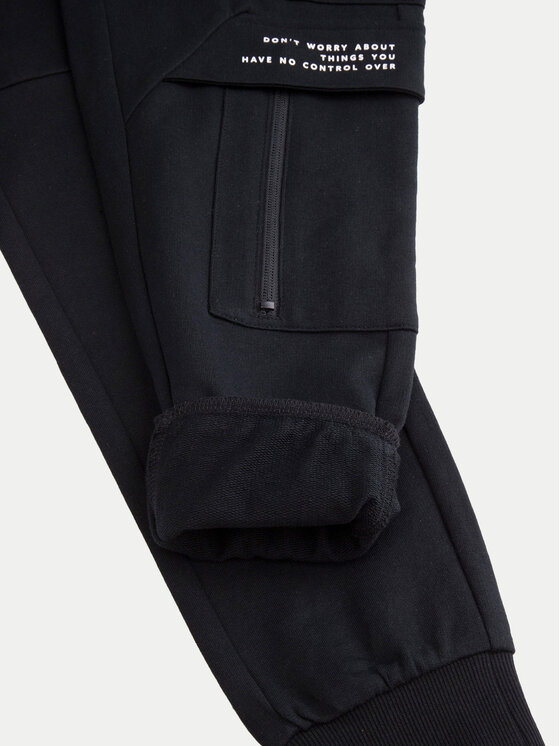 Coccodrillo Coccodrillo Jogginghose ZC4120104GBJ Schwarz Regular Fit