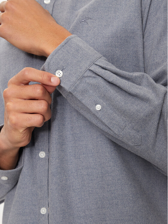INDICODE INDICODE Srajca Darian 25-354 Modra Regular Fit
