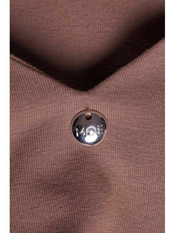 Made of Emotion Made of Emotion Blúzka M792 Hnedá Generous Fit