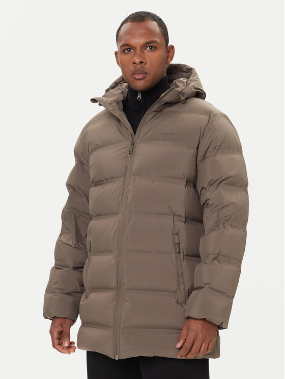 Calvin Klein Geacă din puf LV04LD516G Bej Regular Fit