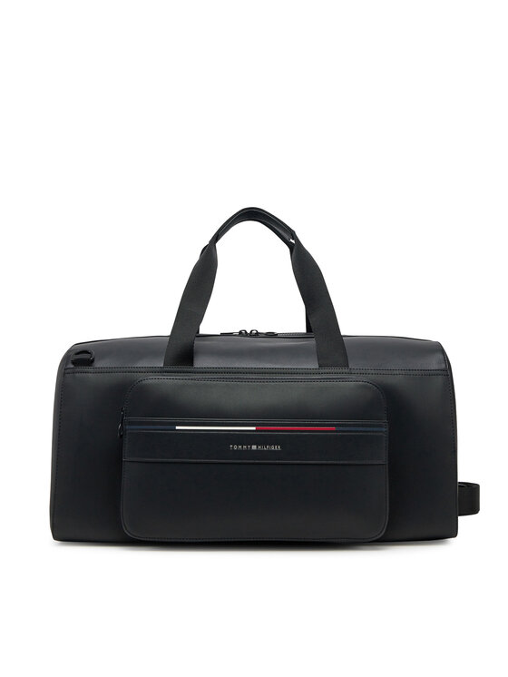 Tommy Hilfiger Taška Th Foundation Duffle AM0AM13364 Čierna